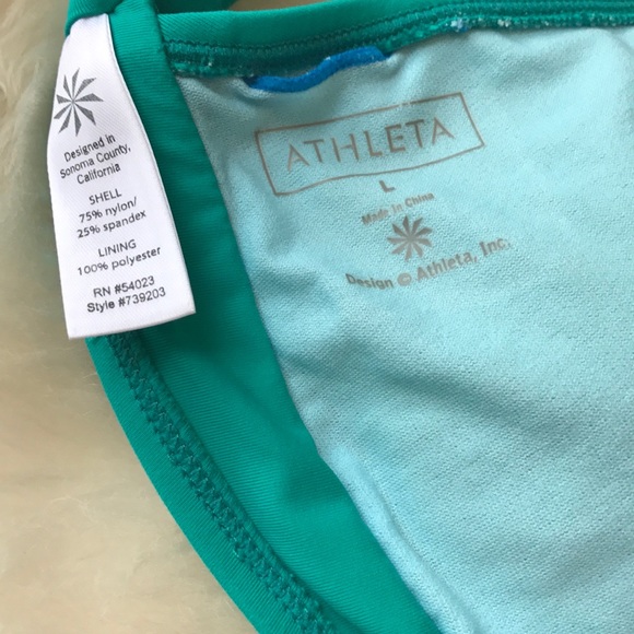 Athleta Shirrendipity bikini top/L bottom/XL - Picture 4 of 5